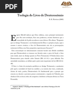 Teologia Do Livro de Deuteronômio