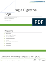 Hemorragia Digestiva Baja: Diagnóstico y Tratamiento