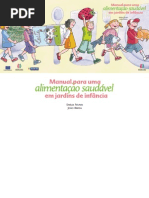 Manual para uma alimentação saudável em Jardins de Infância