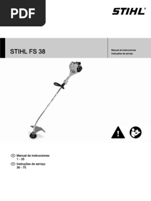 Desbrozadora STIHL FS 38 | PDF | Herramientas | Carburador