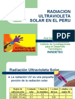 Radiacion Ultravioleta Solar en Peru