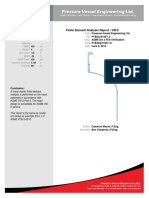 Pressure Vessel Engineering LTD.: Finite Element Analysis Report - VIII-2