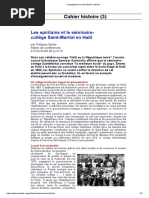 Haiti Congrégation Du Saint Esprit_ Histoire