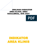 Hasil Pemilihan Indikator Area Klinis, Manajemen, SKP, Unit