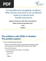 Download Fit for Work Europe Turning MSDs into manageable conditions by Fit for Work Europe SN38752191 doc pdf
