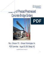 Stability of Precast/Prestressed Concrete Bridge Girders