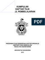 Kumpulan Daftar Tilik Modul Pemb Jenjang 1 - Lengkap PDF