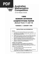 AMC Years 11 and 12 (Senior) 1995 PDF