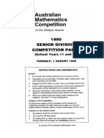 AMC Years 11 and 12 (Senior) 1995 PDF