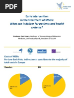 Download Fit for Work Europe What can early intervention in MSDs deliver for patients and health systems  by Fit for Work Europe SN38752336 doc pdf
