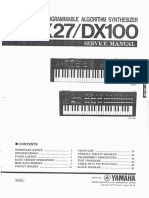 Yamaha SY77 User Manual Overview | PDF | Synthesizer | Music
