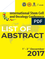 List of Abstract Iscoc 2017