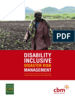 Disability Inclusive Disaster Risk Management