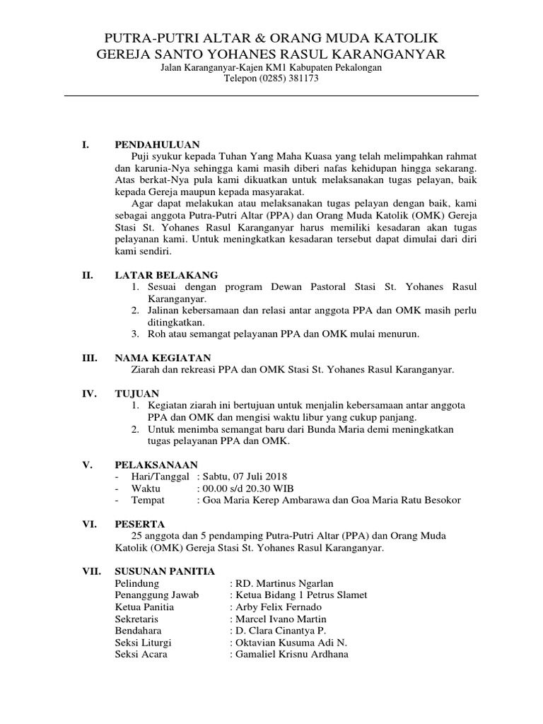 Dota 2 List Contoh Proposal Kegiatan Gereja Katolik