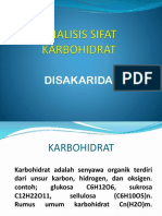 Analisis Sifat Karbohidrat