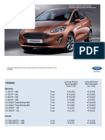 Noul Ford Fiesta Lista de Preturi PDF