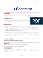 Design Generator: Crossed Factors