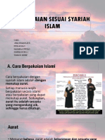 Berpakaian Sesuai Syariah Islam