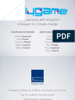 Presenting the PolyGame: playing seriously with mitigation strategies for climate change