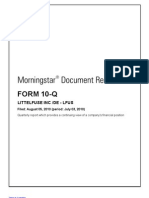 Morningstar Document Research: FORM 10-Q