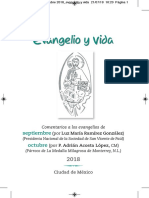 Evangeio y Vida. Septiembre - Octubre 2018 