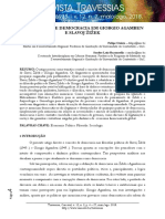 O Conceito de Democracia Em Giorgio Agamben e Slavoj Žižek - Onisto, Bazzanella