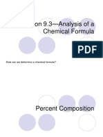 9.3—Analysis of a Chemical Formula