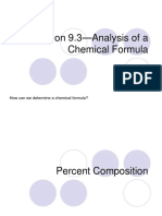 9.3-Analysis of A Chemical Formula