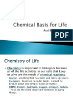3 Chemical Basis for Life and Biochemistry