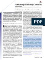 Declining Mental Health Among Disadvantaged Americans (Goldman 2018) United States National Academy of Sciences 