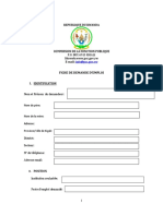 Application Form Francais