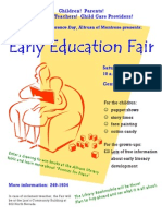 Early Education Fair Flyer