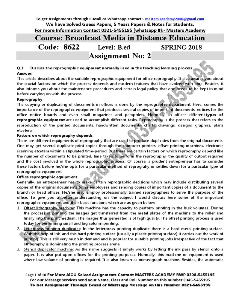 8622 2 Pdf Psychological Concepts Psychology Cognitive Science