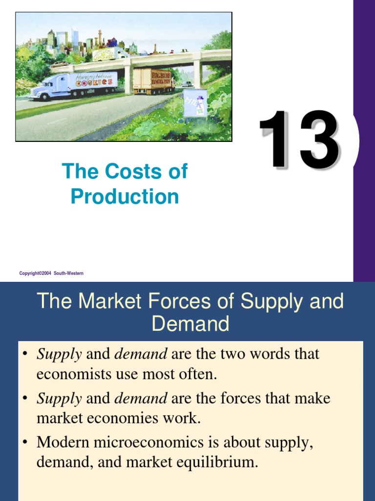 Ch.13costs Production | PDF | Average Cost | Marginal Cost