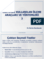 Modul Coktan Secmeli Testler