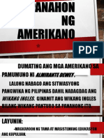 PANAHON NG Amerikano