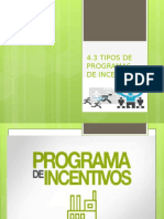 Tipos de Programas de Incentivos