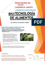 Capitulo I Historia de La Biotecnologia