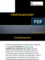 TEMA 01. - Cristalizacion N