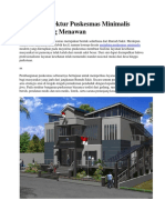 Desain Arsitektur Puskesmas Minimalis Modern Yang Menawan