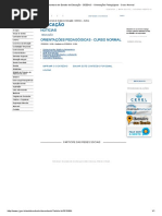 Secretaria de Estado de Educação - SEEDUC - Orientações Pedagógicas - Curso Normal
