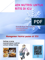 Managemen Nutrisi Untuk Pasien Kritis Di ICU - Kamala Kan - RSA - 14!9!2013