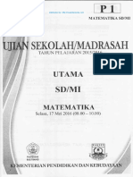 Naskah UN2016 SD-Matematika PDF