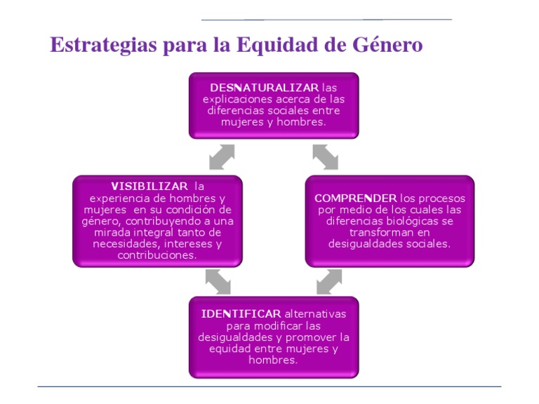 Estrategias para La Equidad de Género | PDF | Ciencias sociales ...