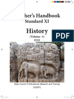 SCERT Teacher's Handbook for Standard XI History (Volume 1