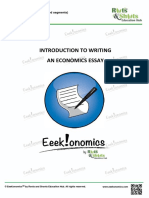 Economics Essay Skills Sample Segment