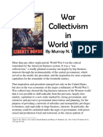 War Collectivism in World War I PDF