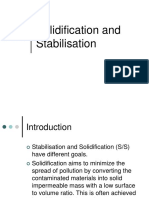 Solidification and Stabilisation