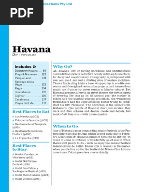 Lonely Planet Havana Havana