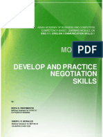 Develop and Practice Negotiation Skills